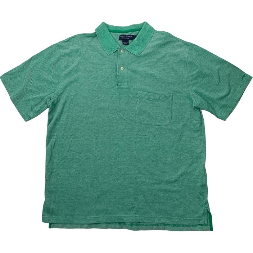 Daniel Cremieux Large Polo Shirt Green